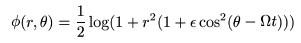 Time Dependent Bar Potential