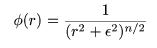 Power Law
Potential